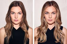 hair colour contouring effect